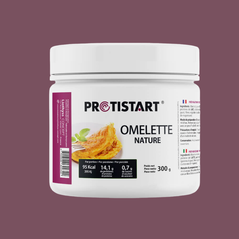 Frittata proteica al naturale Barattolo da 300g PROTISTART