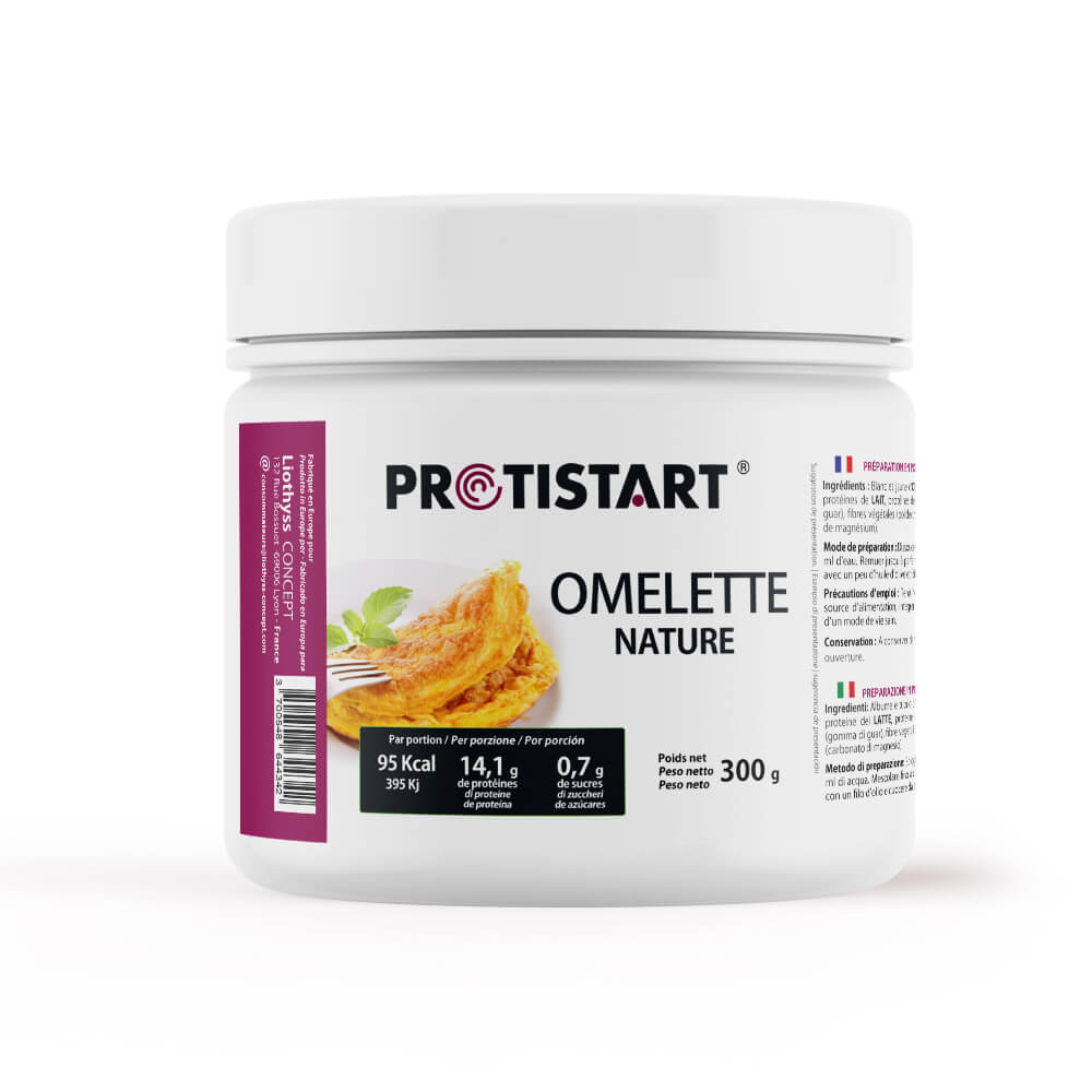 Frittata proteica al naturale Barattolo da 300g PROTISTART